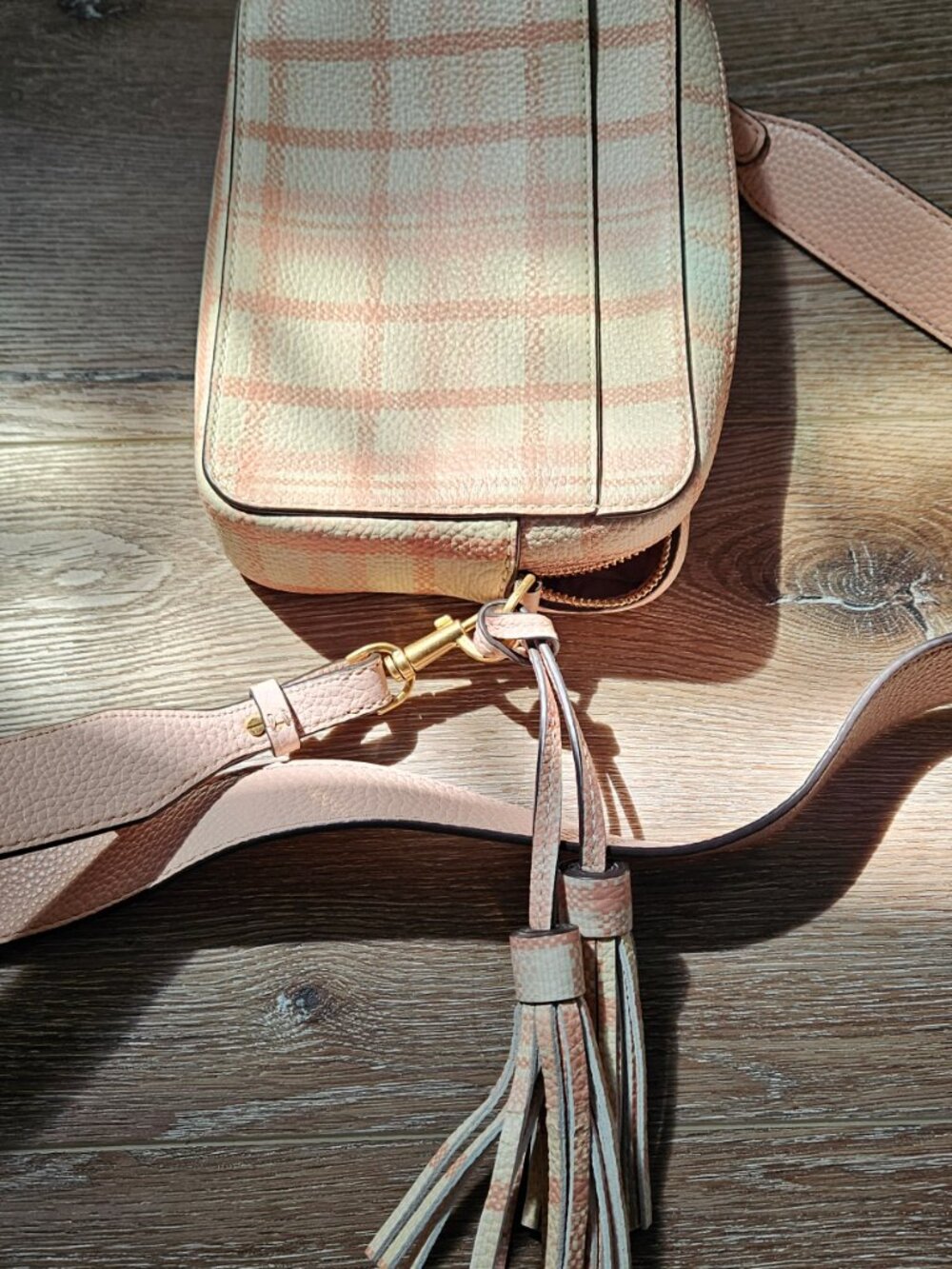 Tory Burch Plaid Camera Bag - Picture 7 of 9